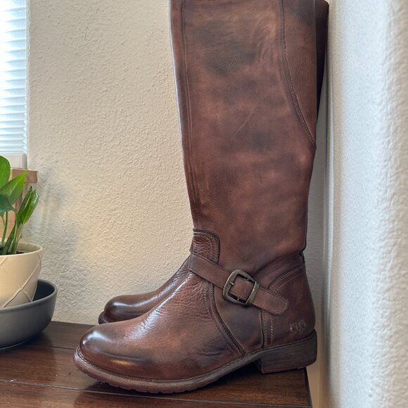 Brand New & Never Worn Bed|Stu Glaye Teak Rustic Brown 9.0 NOT WIDE CALF - Picture 6 of 14